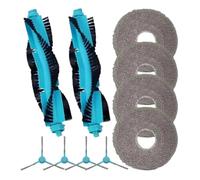 Kit De Brosses Latérales Et Chiffon De Nettoyage Mian, Compatible Avec Cecotec, Conga Et ProAI 20090.