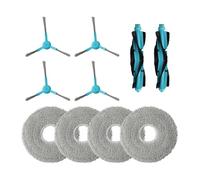 Kit de brosses latérales Mian en tissu de vadrouille, Compatible avec Cecotec for Conga 20090 ProAI, Kit de remplacement d'outils de nettoyage d'amélioration de l'habitat, 1 ensemble