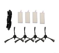 Kit de brosses latérales pour aspirateur EZVIZ RE4 RE4 Plus RE5 RE5 Plus pour remplacer les pièces usées pour maintenir le pouvoir de nettoyage