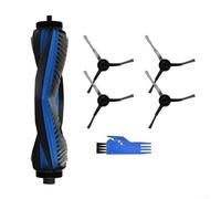 Kit de brosses principales et latérales de rechange pour Ecovacs pour DEEBOT X8 Pro OMNI, 6 pièces en caoutchouc nylon rouleau pour outils de nettoyage 4 bords et brosse d'entretien pour robot