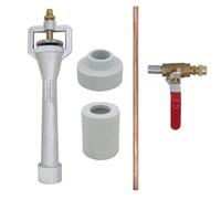 Kit de brûleur de forge à gaz tête de brûleur venturi fonte avec tuyau en laiton for brûleur de four de fusion