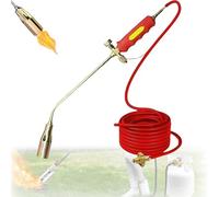 Kit de brûleur de mauvaises herbes au propane, haute puissance 1 900 000 BTU pour mauvaises herbes, brûleur de mauvaises herbes pour réservoir de propane, avec tuyau pour désherbage, toiture, neige