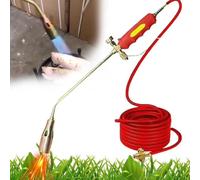 Kit de brûleur de mauvaises herbes au propane, haute puissance de 1 900 000 BTU, brûleur de mauvaises herbes portable avec bouton poussoir, torche pour l'extérieur, lance-flamme pour désherbage
