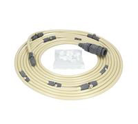 Kit de brumisation de 15 m avec 9 buses en laiton, idéal pour le refroidissement et la création de gouttelettes microscopiques.