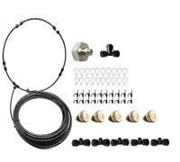 Kit de brumisation for Patio avec Lignes 10 m, 5 Buses Amovibles en Laiton et Adaptateur galvanisé for Un Refroidissement extérieur