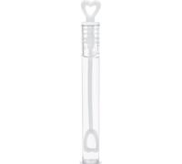 Kit de bulles de savon pour mariage, sélection:48 pcs. avec coeur blanc