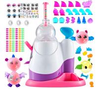 Kit De Bulles DIY avec Pompe pour Enfants, Réutilisable, Livré avec Plusieurs Moules, Créez des Monstres À Votre Guise, Le Cadeau Le Plus Heureux pour Les Enfants