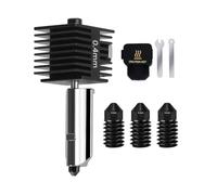 Kit de buse A1 Mini/A1 0,4 mm Hotend pour Bambu Lab A1/A1 Mini, buse en acier trempé haute température améliorée Hot End Kit extrudeuse et chaussette en silicone pour imprimante 3D Bambu Lab