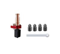 Kit de Buse Amélioré pour FLASHFORGE Adventurer 5M : Bloc Chauffant en Céramique, 4 Buses en Acier Trempé de 0,4 mm