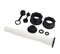 Kit de buse d'aération de rechange pour réservoirs de carburant en plastique, bec verseur flexible avec bouchon compatible avec Blitz Midwest pour Scepter Old Style Cans,