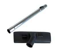 Kit de buse d'aspiration universelle for aspirateur de sol - Tige d'extension de 35 mm de diamètre intérieur et brosse for tapis - Compatible avec la plupart des aspirateurs de 35 mm