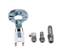 Kit de buse de brûleur d'huile usée pour chauffage industriel, siphon en métal avec anneau de flamme et aiguille d'allumage, trous de 0,8 à 2,0 mm, pulvérisateur de carburant lourd diesel (1 mm)