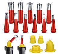 Kit de Buse de Calfeutrage, Ensemble de Buses de Calfeutrage, Réutilisables Applicateurs de Buse de Calfeutrage avec Base, Outil de Mastic pour Cuisine, Salle de Bain, Joint de Brique