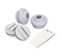 Kit de buse de jet de piscine Hayward, raccord oculaire directionnel et entrée de retour avec outil de retrait et bouchon d'hivernage pour l'entretien du spa et le contrôle du débit