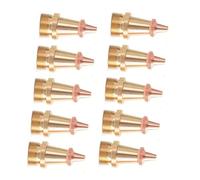 Kit de buse de machine à soudage au laser en 10 pièces Bulle de cuivre avec tube d'échelle pour le laser portable pistolet de soudage de pistolet de soudage laser Machine de soudage laser