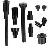 Kit De Buse De Pompe De Bassin 8 Pièces,Pompe De Fontaine De Jardin En Plastique,Ensemble De Têtes De Cascade,Petit Kit De Tête De Buse De Fontaine (Noir)