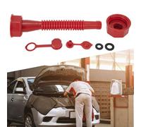 Kit de buse de rechange pour bidon de gaz en plastique compatible avec Blitz, Midwest et Scepter - Plastique renforcé rouge Pou