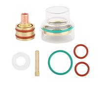 Kit de buse de soudeur TIG - Outil d'arc d'argon facile à utiliser pour WP-17/18/26 - Accessoires de soudage - Chalumeau pour soudage (2,4 mm)