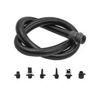 Kit de buse de tuyau d'air gonflable, avec 6 tailles de buse pour tubes de pompe à air électrique de 20 psi, compatible avec kayak, planches à pagaie, radeaux, bateaux et plus encore