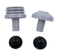 Kit de buse d'entrée de piscine pour connexion Intex 32 mm - Jet d'eau rotatif et filtre - Ensemble d'accessoires de piscine (noir)