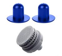 Kit de buse d'entrée de piscine pour piscines hors sol Intex 25022E, connecteur de tuyau de 32 mm pour grilles et trous, pièces de rechange pour série, gris/(A)