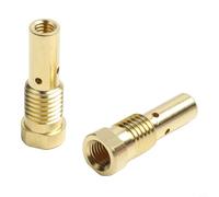 Kit de buse et d'embouts sans gaz pour torche de soudage MIG 14AK 15AK MB14, comprend buses, supports de diffuseur, pointes de 0,8 mm et 0,9 mm, cuivre métallique