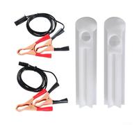 Kit de buse manuelle pour système de carburant compatible avec Bosch, Denso, Delphi, Siemens, voitures, motos, VTT, outil de nettoyage 12 V, noir et rouge