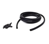 kit de buse Tuyau en caoutchouc EPDM de 200 cm / 2 m, diamètre 3,5 mm, pour lave-glace, compatible avec les gicleurs de pompes automobiles. connecteur lave-glace