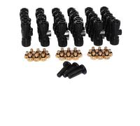 Kit de buses de nébuliseur Buses pulvérisées pour système de pulvérisation de patio Système de refroidissement extérieur Mister d'eau de jardin(63 pcs)