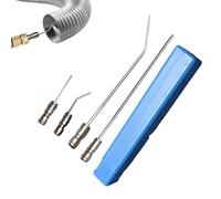 Kit de buses de nettoyage haute pression pour le nettoyage du chauffe-eau - Buse aiguille pour nettoyeur haute pression - Pour propriétaires de maison, jardiniers, artisans, femmes, hommes, maison