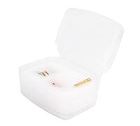 Kit de buses de soudage à l'arc sous argon 2,4 mm | Buse en laiton et aiguille en tungstène pour torche de soudage TIG WP-17/WP-18/WP-26 | Pièces de rechange non corrosives pour