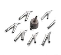 Kit de buses de soudage en acier inoxydable, buses de soudage à air chaud, pour feuilles en plastique PP PVC 1500-2000 W, outils 32 mm