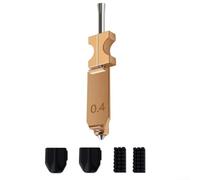 Kit de buses détachables en métal pour Flashforge AD5X, embouts d'extrudeuse 0,25 mm, 0,4 mm, 0,6 mm, 0,8 mm avec chaussettes en silicone et brosses de nettoyage (0,4 mm)