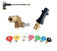 Kit de buses nettoyeur haute pression - Adaptateur de raccord pulvérisateur multijet | Kit Buses Nettoyeur Haute Pression,pour Nettoyage extérieur Voiture Jardin Terrasse Ferme