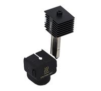 Kit de Buses pour Imprimante 3D Hotend, en Acier trempé Amovible pour Lab A1 A1 Mini Version Améliorée, Laiton plaqué Ni, Alliage de Titane, Filament de Douille en Silicone