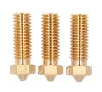 Kit de buses volcaniques en laiton, tête d'impression haute vitesse, Filament de 1.75mm de Long pour extrudeuse d'imprimante 3D, 3 pièces, 0.8mm
