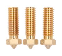 Kit de buses volcaniques en laiton, tête d'impression haute vitesse, Filament de 1.75mm de Long pour extrudeuse d'imprimante 3D, 3 pièces, 0.4mm