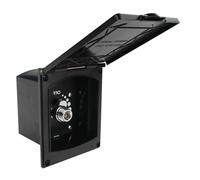 Kit de cabine de douche extérieure, accessoires de modification des systèmes d'eau douce résistants au jaunissement, tuyau de robinet en métal souple avec pommeau de bar