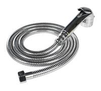 Kit de cabine de douche extérieure, accessoires de modification des systèmes d'eau douce résistants au jaunissement, tuyau de robinet en métal souple avec pommeau de bar