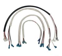 Kit de câblage CA pour compresseur - En cuivre pur - 44 cm - Cordon blanc pour 1-5 HP - Pour systèmes Haier (1-1,5 CV)
