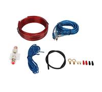 Kit de câblage d'amplificateur de voiture de calibre 8, accessoires de fil complets de qualité supérieure pour systèmes audio de voiture, haut-parleurs, caissons de basses,