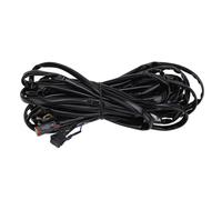 Kit de câblage de barre lumineuse LED, robuste, 16awg, 12V, interrupteur marche/arrêt, relais de puissance, fusible pour camion, ATV, bateau UTV