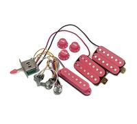 Kit de câblage de routage pour guitare électrique | Format de HSH, levier sélecteur 5 voies, disposition 2 tons 1 bouton principal, potentiomètres 500K,