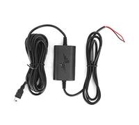 Kit de Câblage Hardwire 12V 24V vers 5V 2,5A, Câble Mini USB Droit, Ligne de Surveillance de Stationnement - Alimentation Continue, Protection Batterie, Usage Véhicule 12-24V