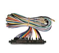 Kit de câblage Jamma Harness pour borne d'arcade avec câbles à 5 et 6 boutons d'action - Connecteur