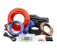 Kit de câblage OFC AMP de calibre 4 2000 W pour caisson de basses de voiture pour amplificateur, radio et haut-parleurs