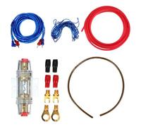 Kit de Câblage pour Amplificateur Voiture 8g, Cuivre PVC