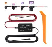 Kit de Câblage pour Caméra de Tableau de Bord, Kit de Câblage Mini USB pour Caméra de Tableau de Bord, Kit de Câblage de Caméra de Tableau de Bord de Voiture 12-30 V à 5 V avec (MINI)