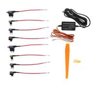 Kit de Câblage pour Caméra Embarquée, 12v 24v vers 5v, ABS | Installation Facile, Enregistrement Timelapse, Sortie 5v, Compatibilité Large, pour Voiture et Camion