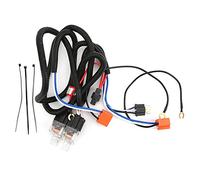 Kit de câblage pour relais de phare, éclaircisseur de phares en fil PE étanche pour véhicules 12 V CC, relais de phare de voiture plug and play avec conception résistante à la chal